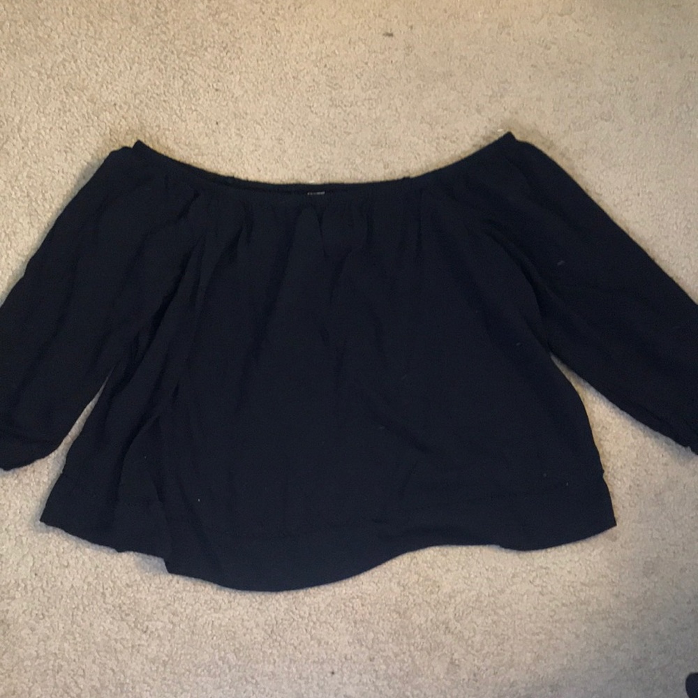 Long Sleeve Off The Shoulder Top